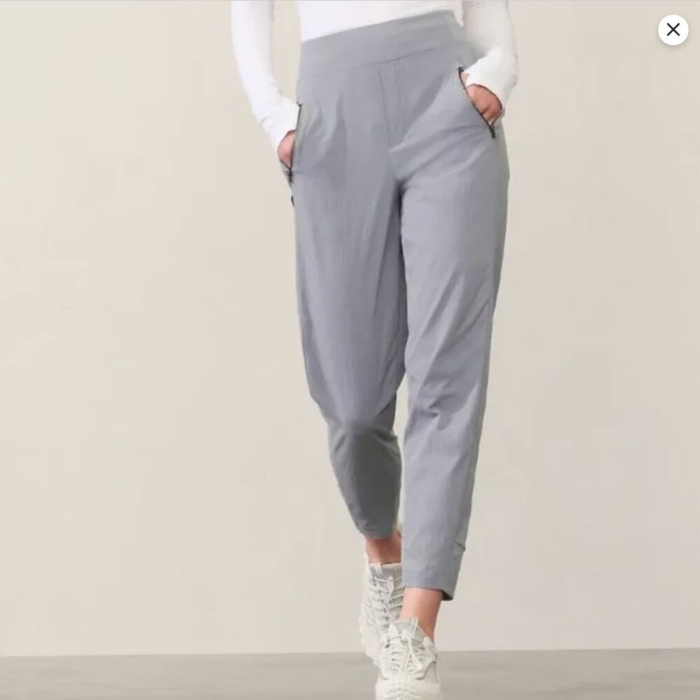 Athleta Trekkie North Jogger Storm Cloud Grey 10 Tall